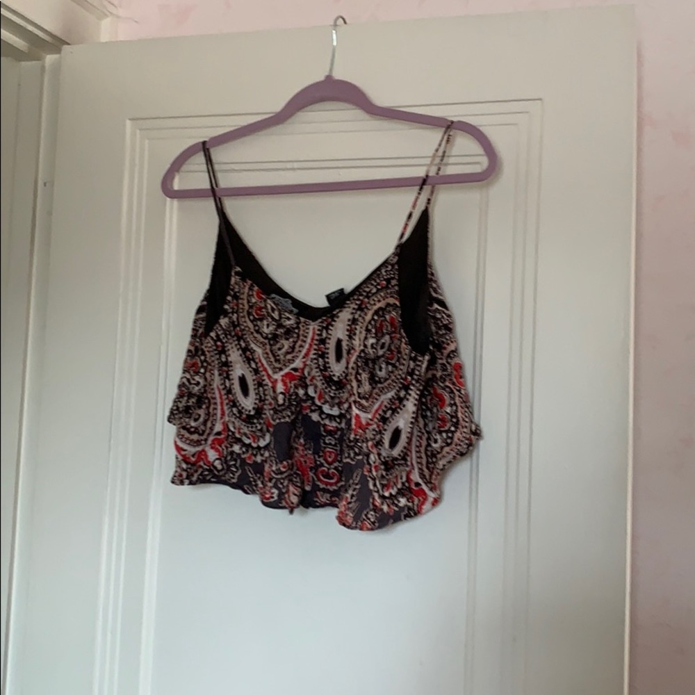 Patterned Crop top